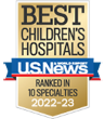 Best Childrens Hospital 2020-2021 badge