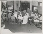 Patients in Hospital Classroom with Teacher at Piano