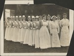 Student Nurses Standing Together Outside