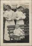 Nurses Outside with Infants