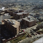 Aerial view of Hall Family Outpatient Center