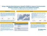 Using a Standardized Admission Handoff (I-PASS) to Improve Communication Between Pediatric Urgent Care and Inpatient Providers