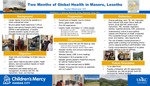 Two Months of Global Health in Maseru, Lesotho by Rachel Hildebrand