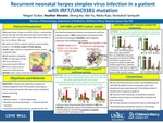 Recurrent neonatal herpes simplex virus infection associated with IRF7 and UNC93B1 variants