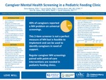Caregiver Mental Health Screening in a Pediatric Feeding Clinic