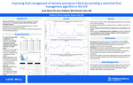 Improving fluid management of extreme premature infants by providing a restrictive fluid management algorithm in the ICN