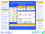 Circulation of Respiratory Viruses from Air and Human Specimens in a Pre-kindergarten-12th Grade School District in Kansas City, MO by Nicole Neeley, Brian Lee, Brittney Fritschmann, Luke Gard, Nibha Sagar, Dithi Banerjee, Anjana Sasidharan, Rangaraj Selvarangan, Olivia Almendares, Hannah L. Kirking, Jennifer Goldman, and Jennifer E. Schuster
