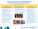 Unclear Source of Gastrointestinal Bleeding: Utilizing Small Bowel Capsule to Detect an Enteric Duplication Cyst by Victoria Sarata, Kirby Lampe, and Kathryn Clarkston