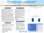 The Correlation between Frequency of School Lunch Consumption and BMI Percentile