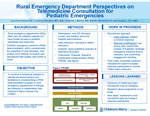 Rural Emergency Department Perspectives on Telemedicine Consultation for Pediatric Emergencies