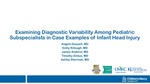 Examining Diagnostic Variability Among Pediatric Subspecialists in Case Examples of Infant Head Injury by Angela Doswell, Emily Killough, James Anderst, Timothy Zinkus, and Ashley Sherman