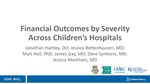 Financial Outcomes by Severity Across Children's Hospitals