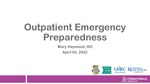Outpatient Emergency Preparedness by Mary Haywood