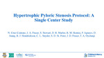 Hypertrophic Pyloric Stenosis Protocol: A Single Center Study