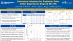 Lidocaine Infusion for Pediatric Pain: Initial Experience Beyond the OR