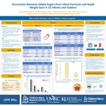 Association Between Added Sugars From Infant Formulas And Rapid Weight Gain In The U.S. Infants And Toddlers