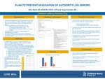 Plan To Prevent Delegation Of Authority Log Errors by Danielle Wolfe and Hugo Escobar